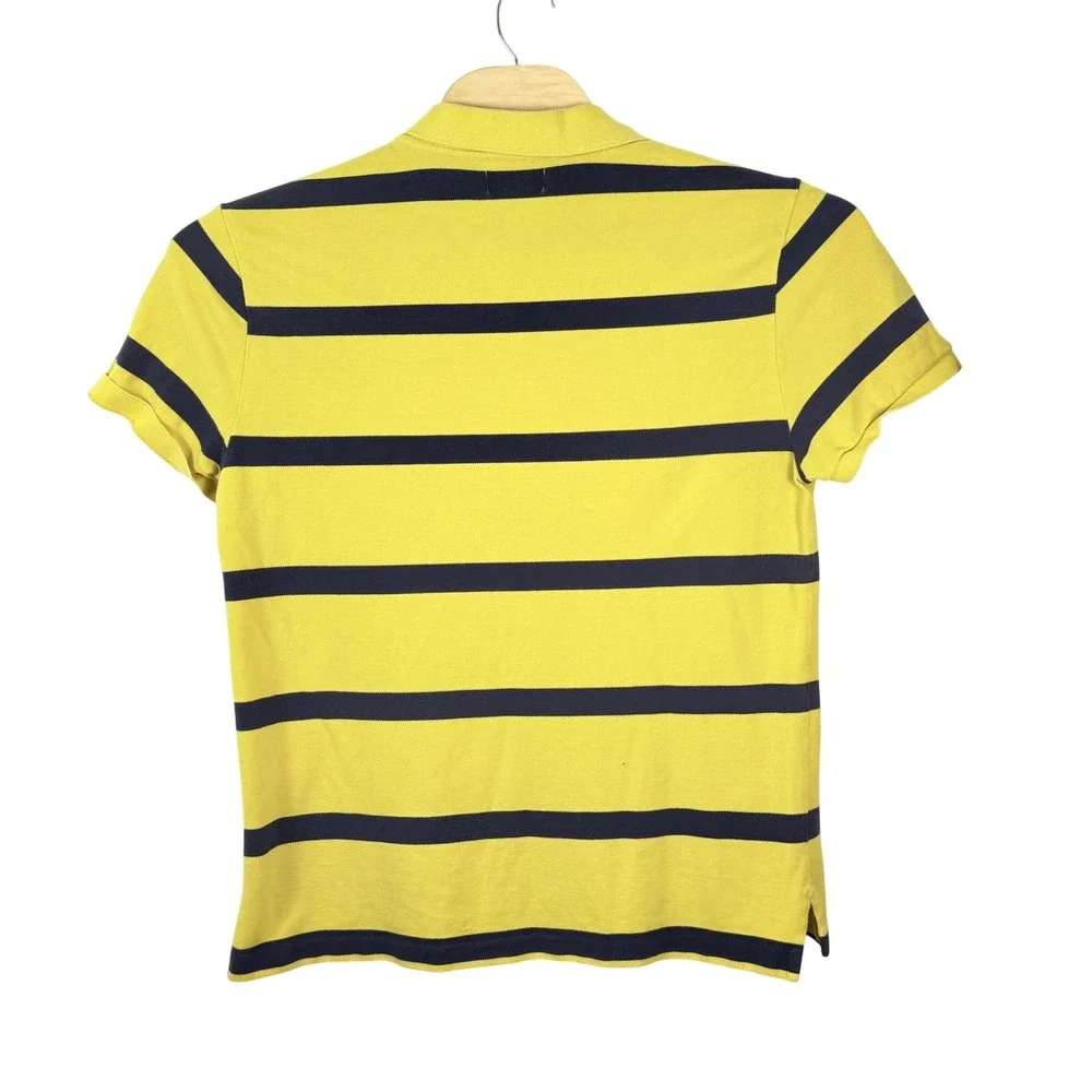 Vintage Polo Jeans Co Ralph Lauren Polo Men‎ Large Yellow Striped Crest Patch 67